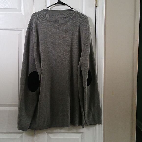 Crooks & Castles  gray black cardigan sweater classy casual  Sz 3XL EUC - Picture 5 of 9